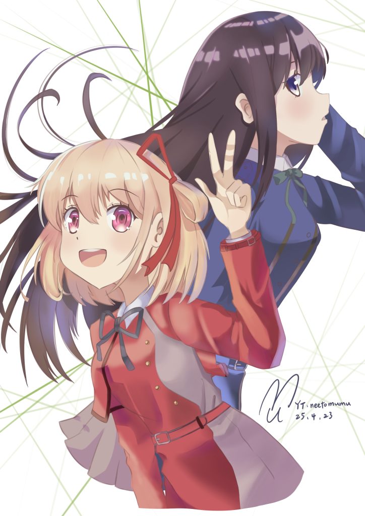 【電繪】莉可麗絲出泡麵番啦~