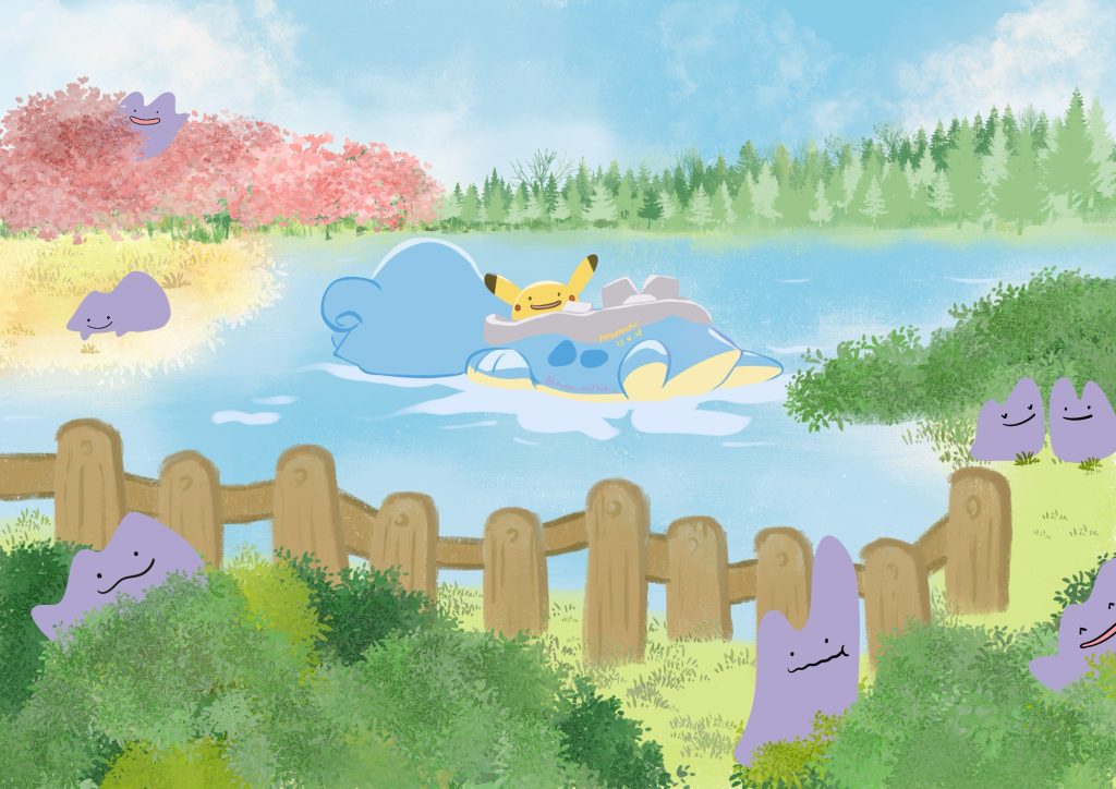 【電繪】百變怪今天在韓國調皮了˙ˇ˙