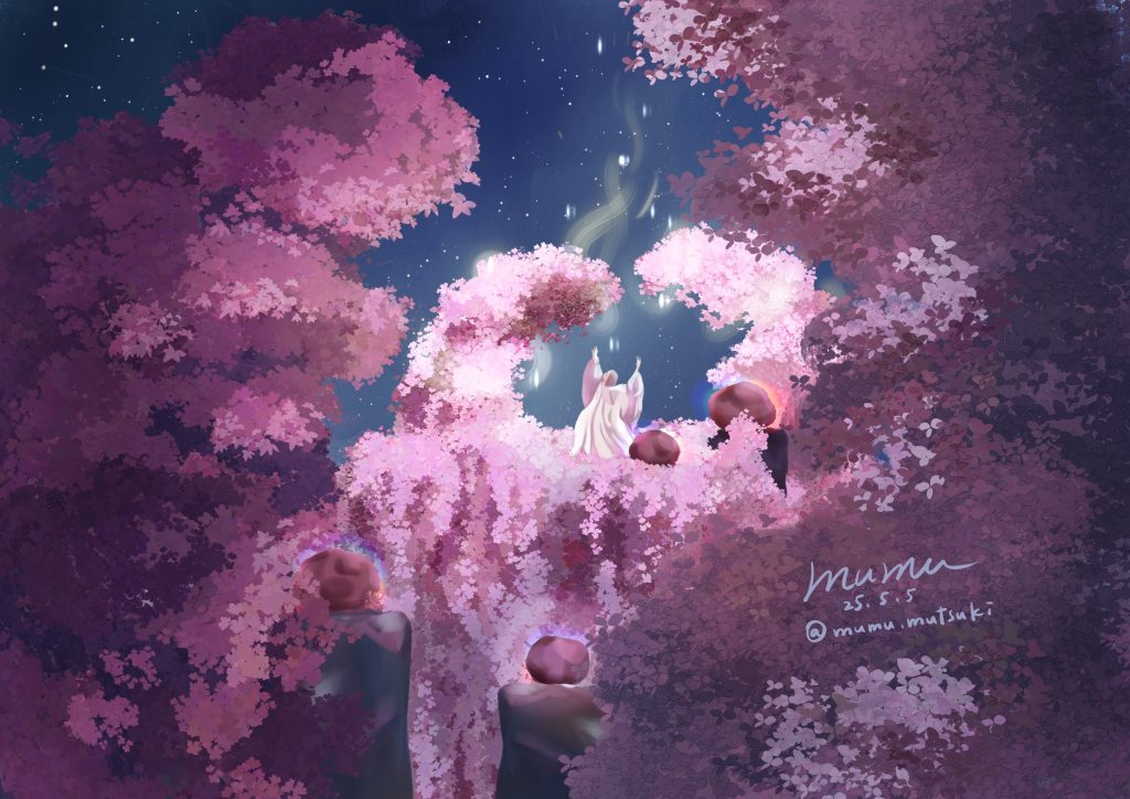 【電繪】我在花舞之儀祭典上，偶遇歌姬演唱